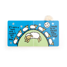 Jellycat If I Were a Lamb textures page highlights tactile exploration for babies