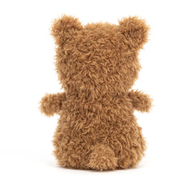 Jellycat Little Bear seated pose inspiring imaginative play and companionship