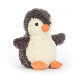 Jellycat Peanut Penguin Small, front view, a soft cuddle buddy for playtime.