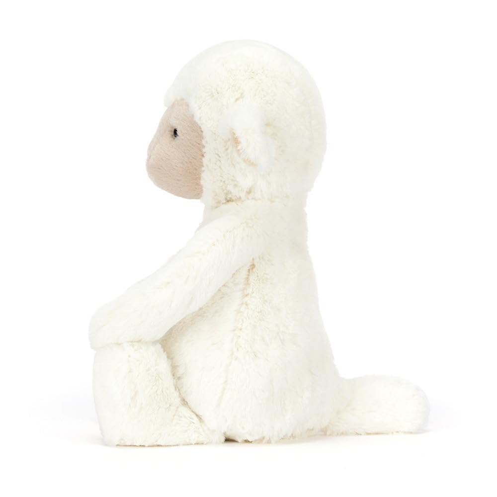 Jellycat Skipson Lamb cozy coat texture reveals plush softness and durability