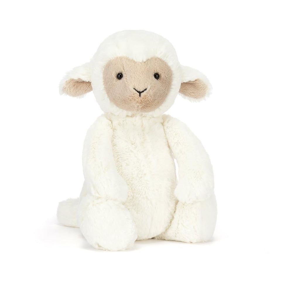 Jellycat Skipson Lamb front view shows a cuddly plush for cozy moments