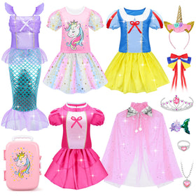 JEMSHE 16-piece princess dress-up set packaging, ideal for gifting.