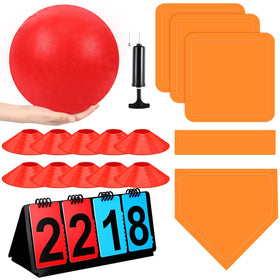 Jenaai kickball set ball for reliable bounce during indoor and outdoor play