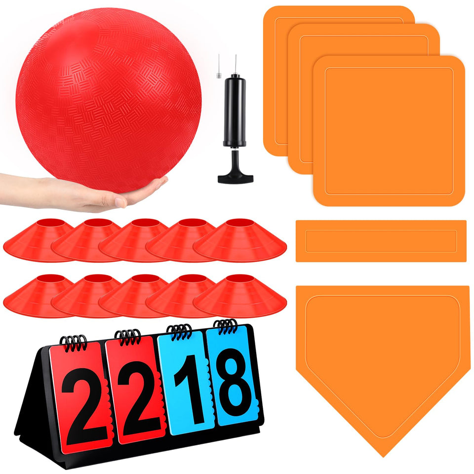 Jenaai kickball set ball for reliable bounce during indoor and outdoor play