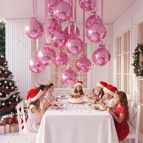 Jenaai balloon hanging on ceiling demonstrates versatile decorations for parties.