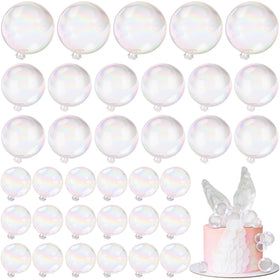 Jenaai colorful bubble balls 3cm on cake for an elegant look.