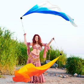 Jenaai colorful streamers 01: bright visuals stand out in crowded venues.