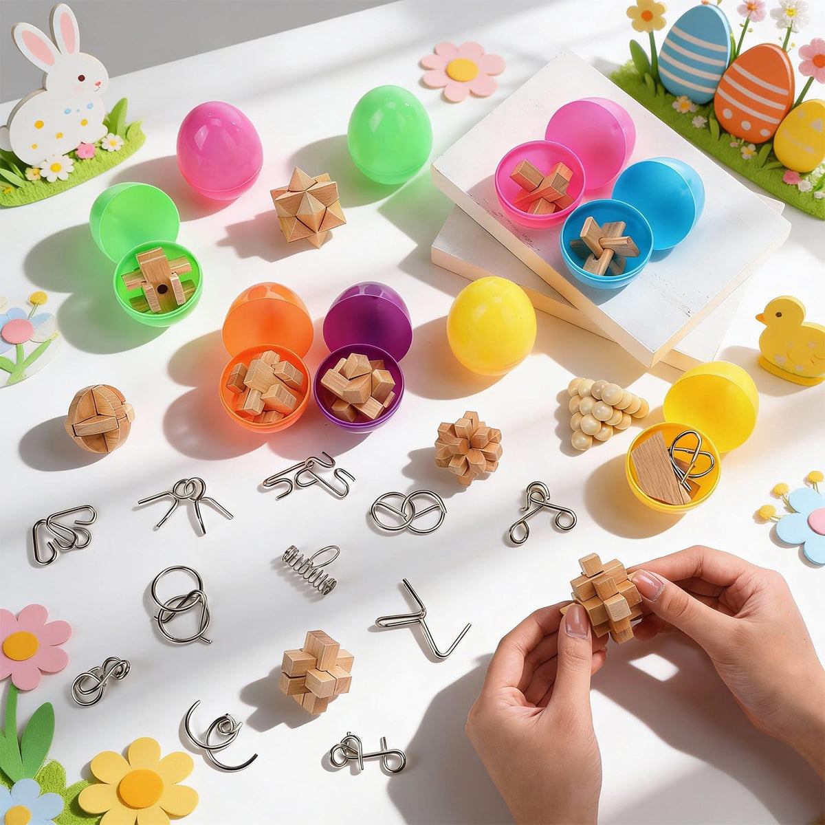 Jenaai empty Easter eggs ready for hidden surprises