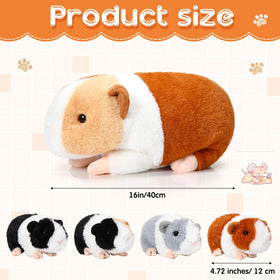 Jenaai four baby guinea pig plushies for cuddling and storytelling
