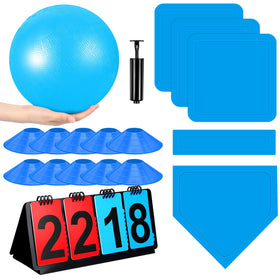 Jenaai kickball 10-inch ball with non-slip texture for backyard play.