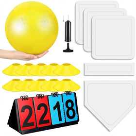 Jenaai kickball with 10-inch ball for backyard play