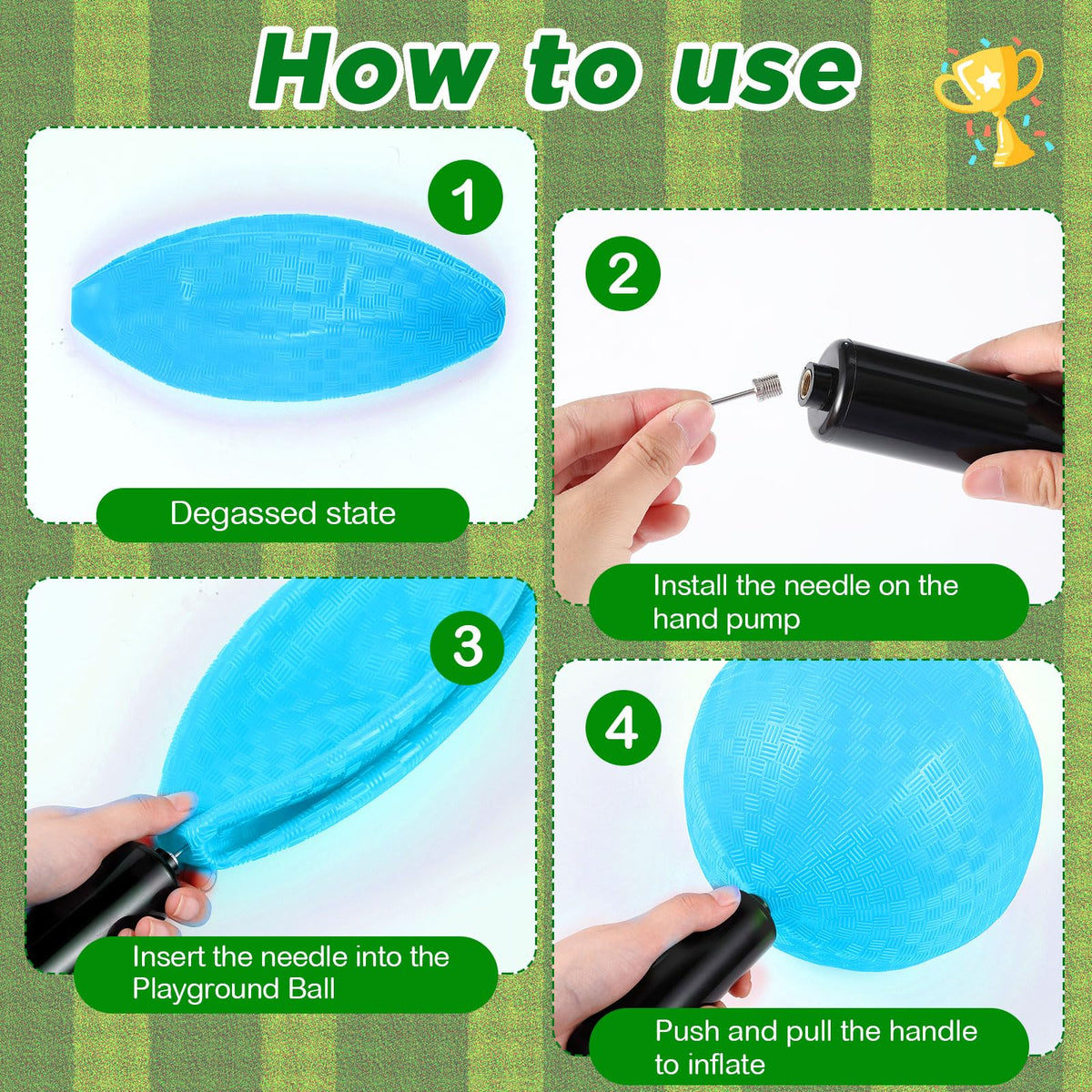 Jenaai 18-piece set is ideal for family backyard games.
