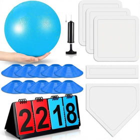 Jenaai kickball set with 10-inch playground ball for versatile indoor or outdoor play.
