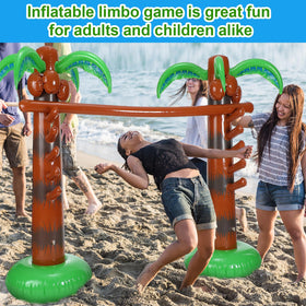 Jenaai luau party setup scene adds tropical vibes