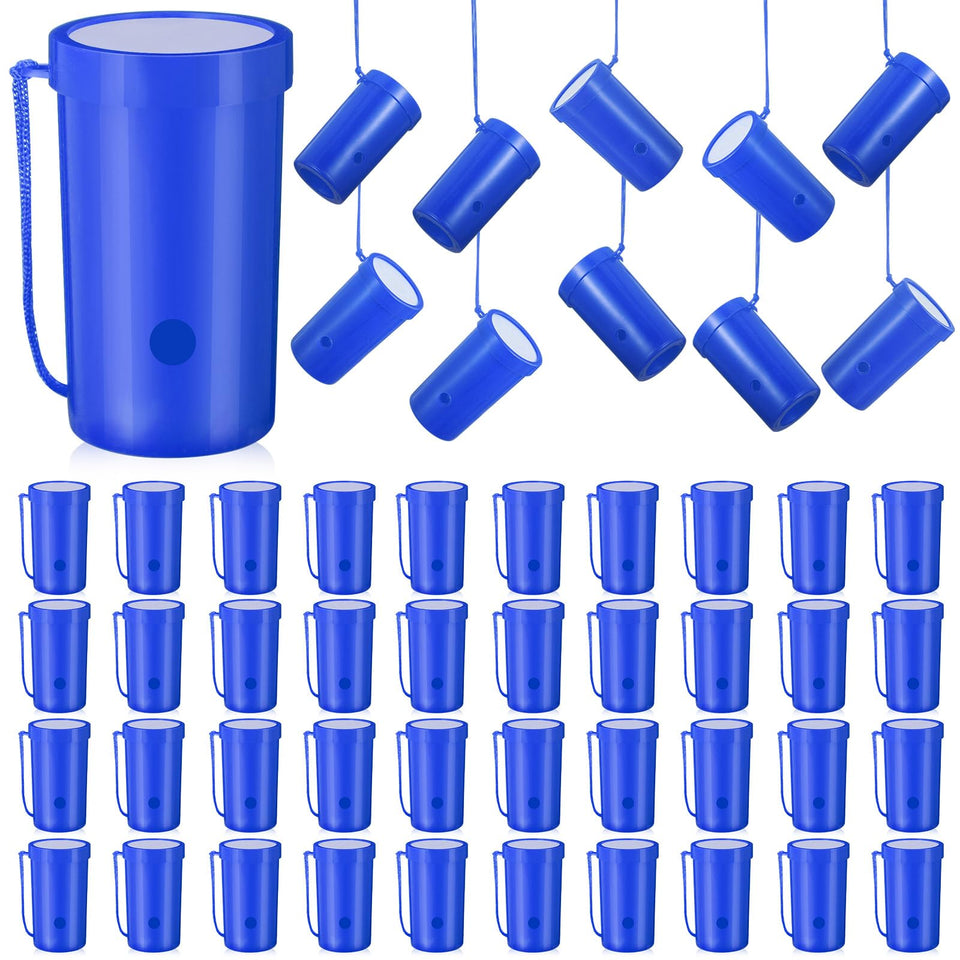 Jenaai mini air horns 3 inch blue pack for exciting sports events