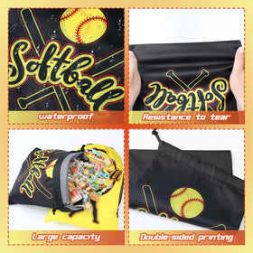 Jenaai charm bracelets showing softball theme details