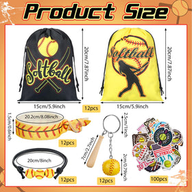 Jenaai softball keychains as lasting team keepsakes