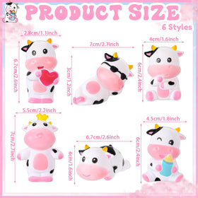 Jenaai soft rubber cows with rounded edges ensure safe play.