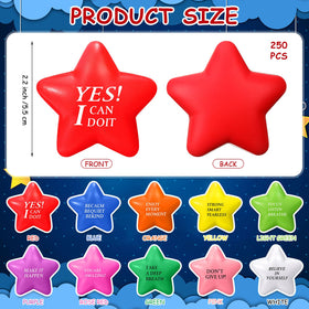Jenaai orange star stress balls for mood and hand exercise.