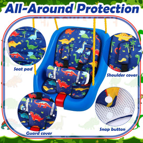 Jenaai machine-washable seat pad cleans easily after messes and grass stains.