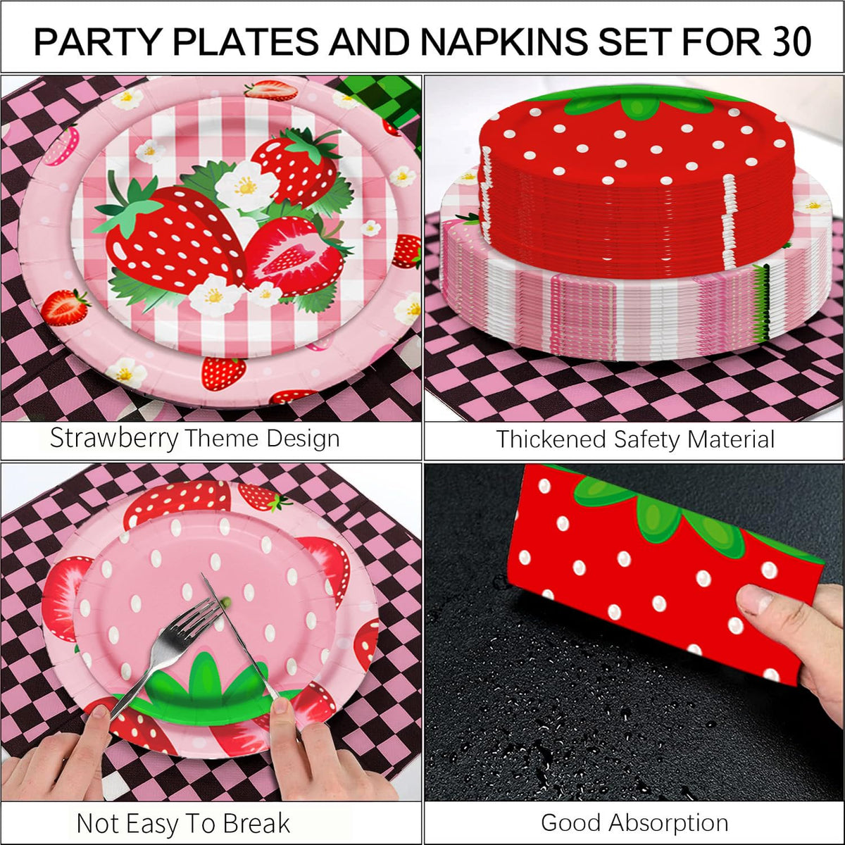 Jengaer strawberry cups versatile for drinks and snacks at celebrations.