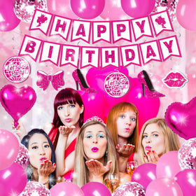 Jenlion hot pink backdrop provides a glossy, tear-resistant photo-ready stage.