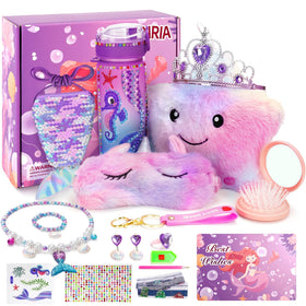 Jenria mermaid gift set box with surprises to spark imaginative play