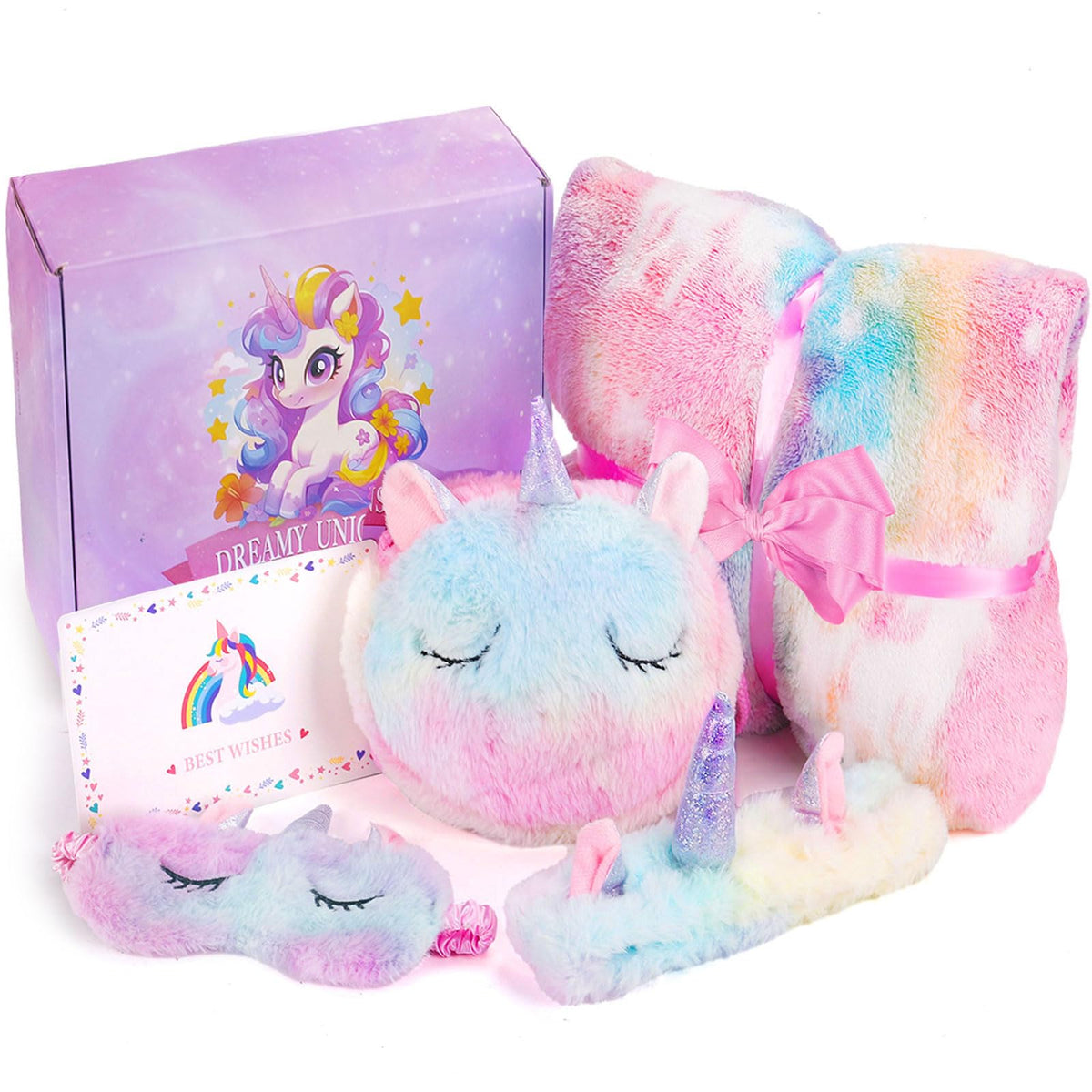 Jenria unicorn gift box set: six items for joyful gifting