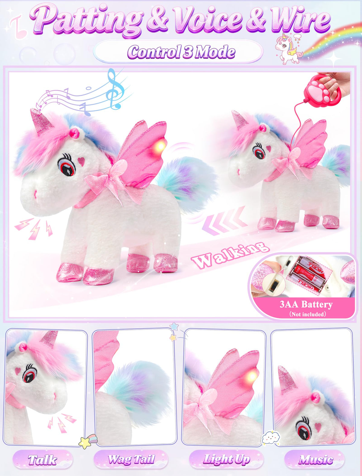 Jeowoqao Unicorn painting kit inspires creativity with bright colors and shapes.