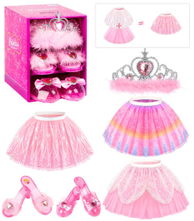 Jeowoqao dress-up shoes with sparkling gems for safe indoor play
