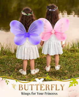 Jeowoqao gift-packaged butterfly wings perfect for party favors.