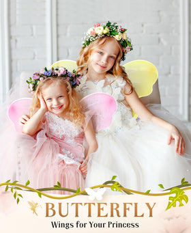 Jeowoqao Wings pastel colors and dimensions designed for dreamy fairy tales