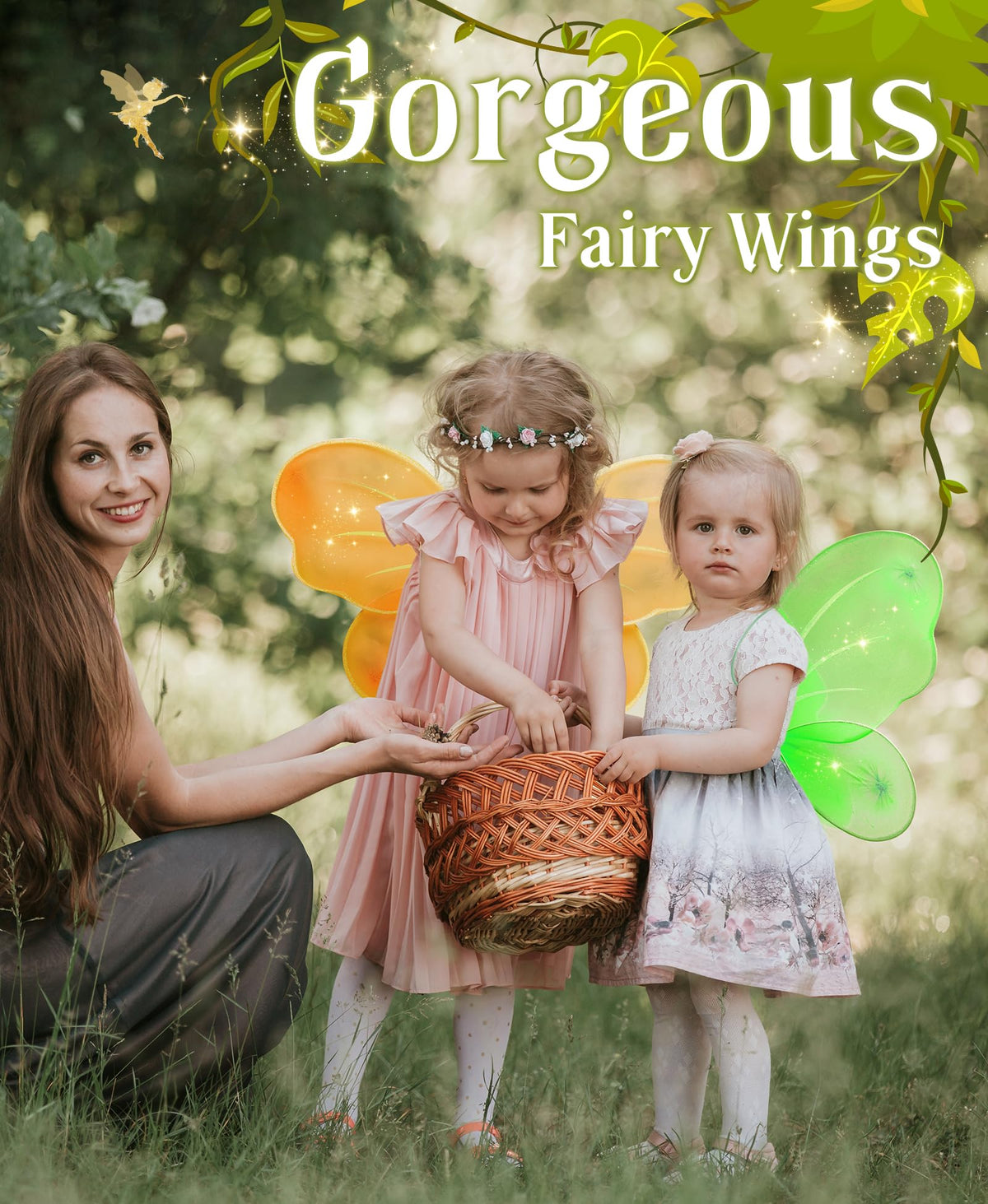 Jeowoqao Wings catch sunlight, sparkling during playful pretend flight