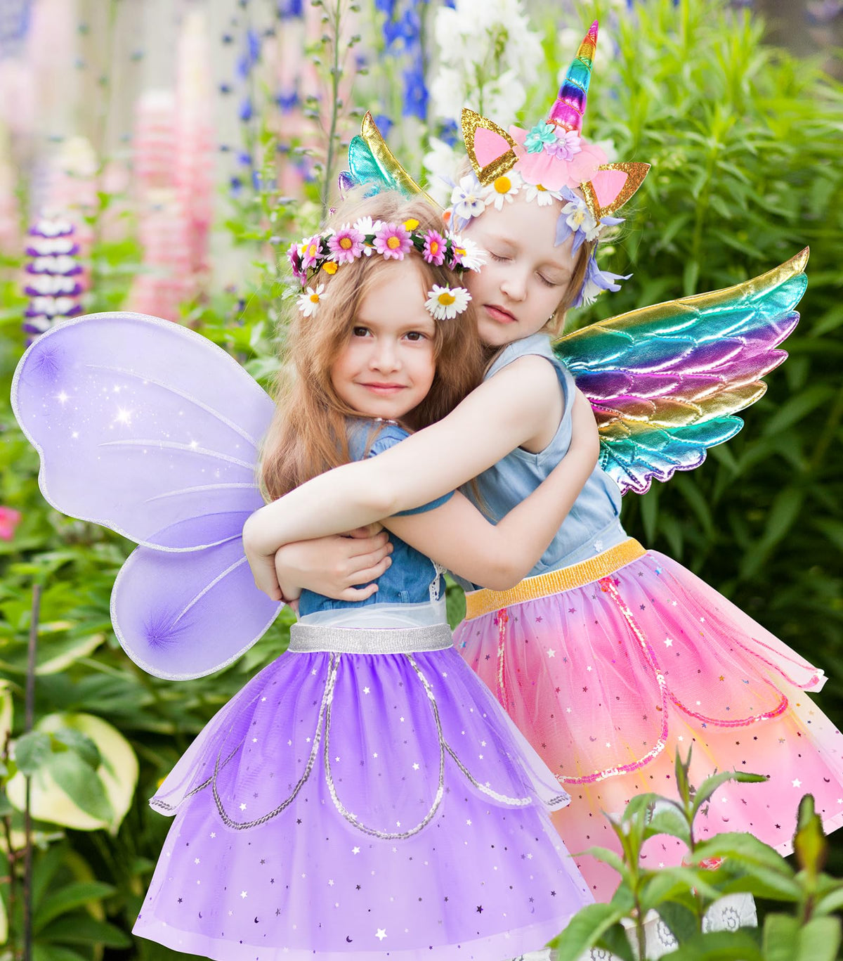 Jeowoqao butterfly wings add magical flair for pretend play.
