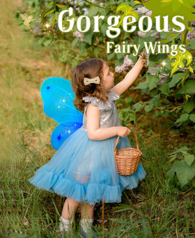 Jeowoqao pastel 15-inch by 18-inch wings for playful imagination.