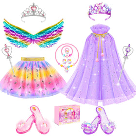 Jeowoqao treasure chest dress-up set for imaginative pretend play