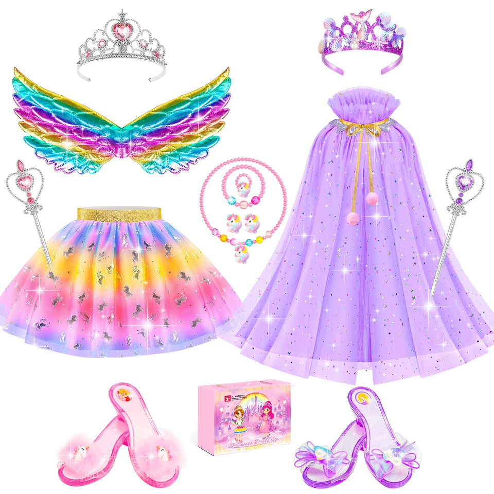 Jeowoqao treasure chest dress-up set for imaginative pretend play
