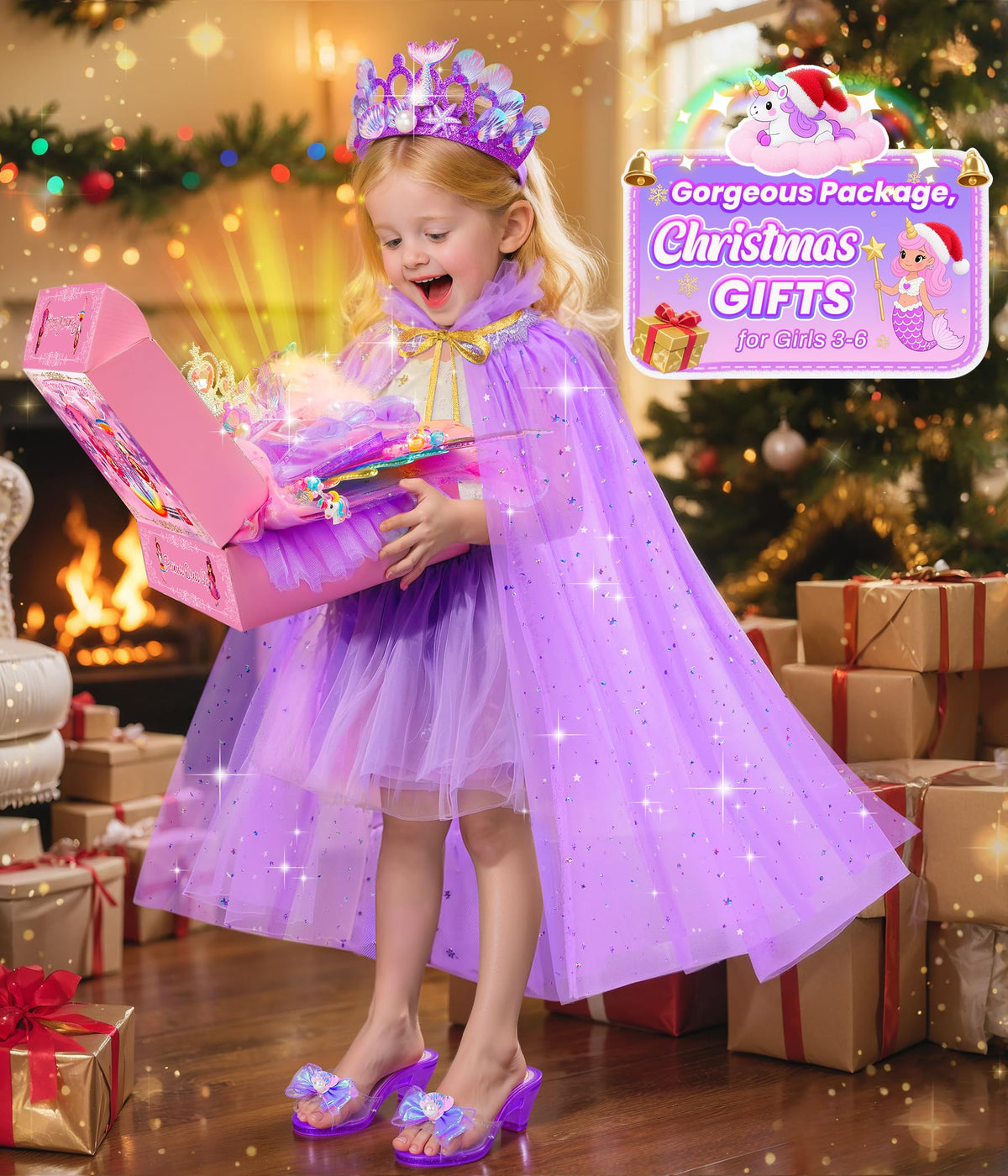 Jeowoqao wings and wand bring magical unicorn and fairy moments