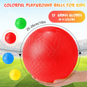 Jerify 10-inch kickball showing textured grip for wet conditions