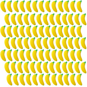 Jerify banana stress toy pack showcases 100 pieces in bright, lifelike banana shapes for tactile play.
