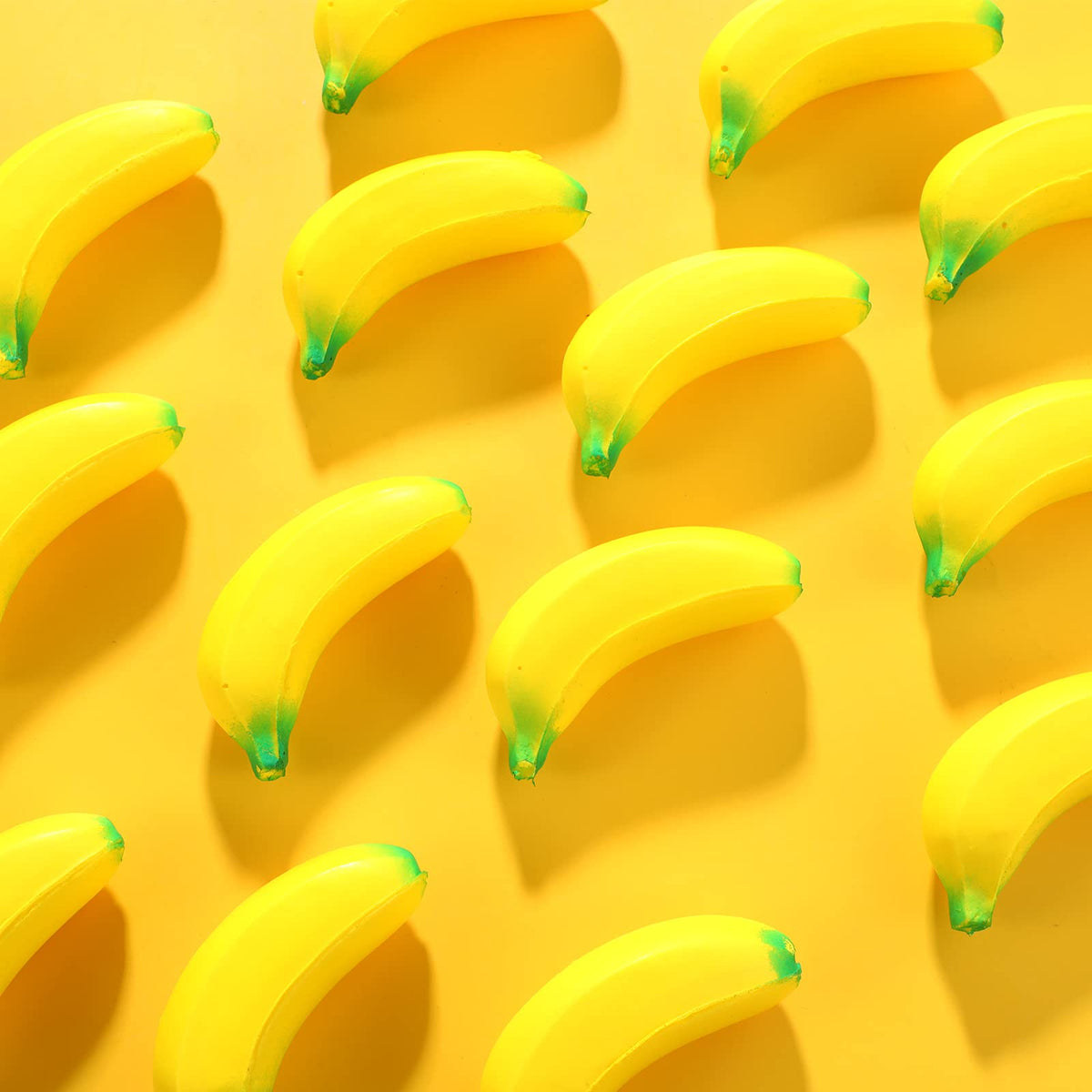 Jerify banana stress toy as a desk decoration for a cheerful workspace.