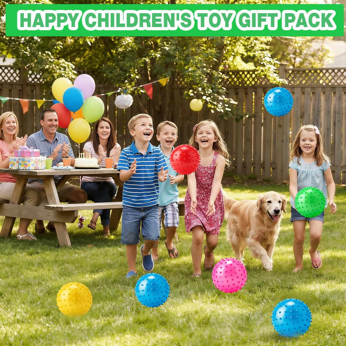 Jerify bouncy spiky ball for indoor-outdoor play and quick games.