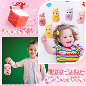 Jerify bubble tea plush wall decor, bright accent for playrooms or classrooms.