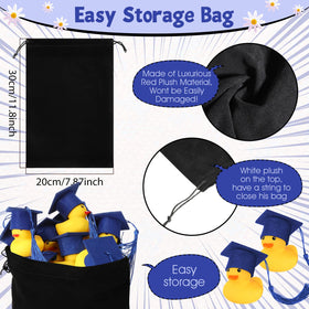 Jerify drawstring storage bag keeps ducks organized.