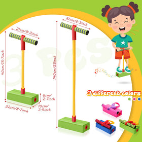 Jerify foam pogo jumper foam handle closeup shows soft non slip grip.