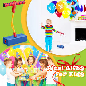 Jerify foam pogo jumper kids enjoying active family fun.