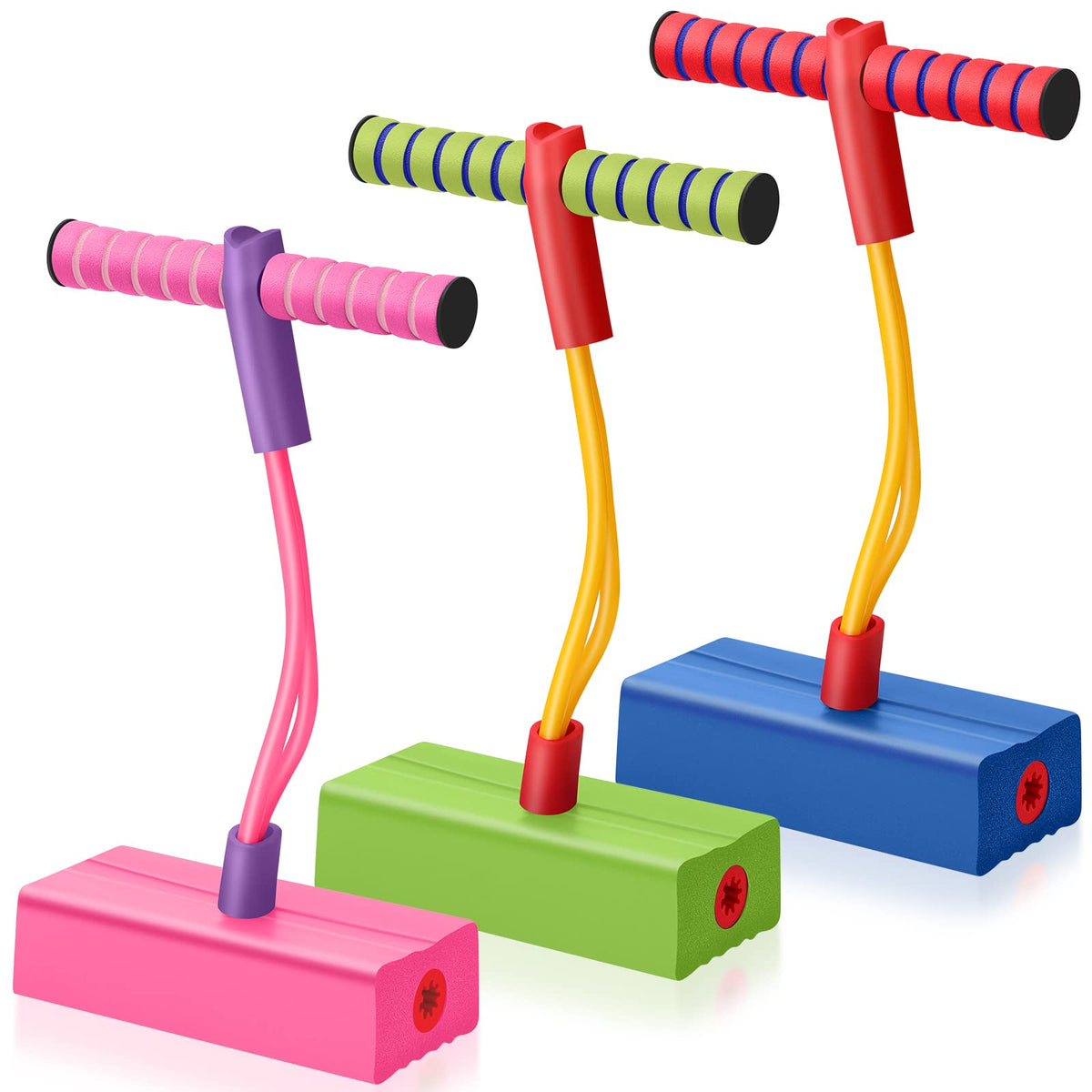 Jerify foam pogo jumper three-pack colors for safe indoor and outdoor play.