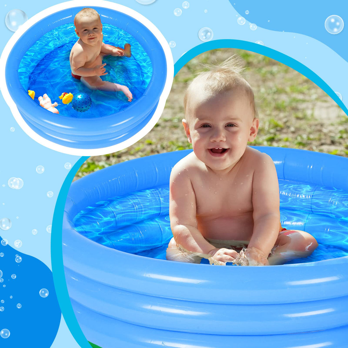 Jerify pool with easy drain and fold for storage.
