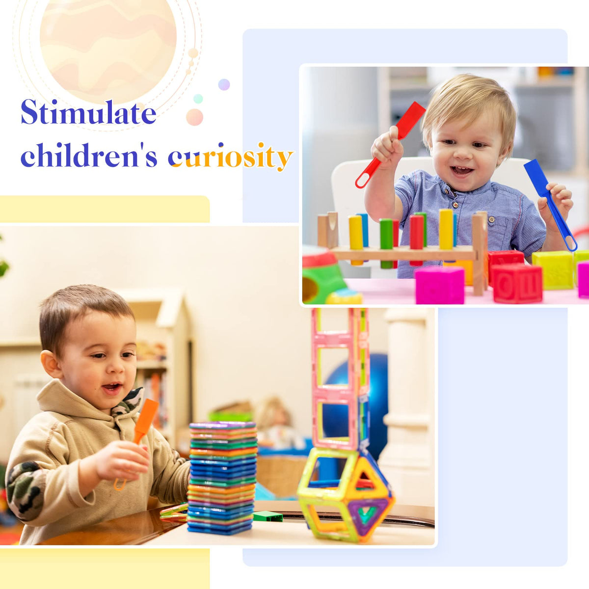 Jerify magnetic bingo wands purple set inspires creative STEM activities.