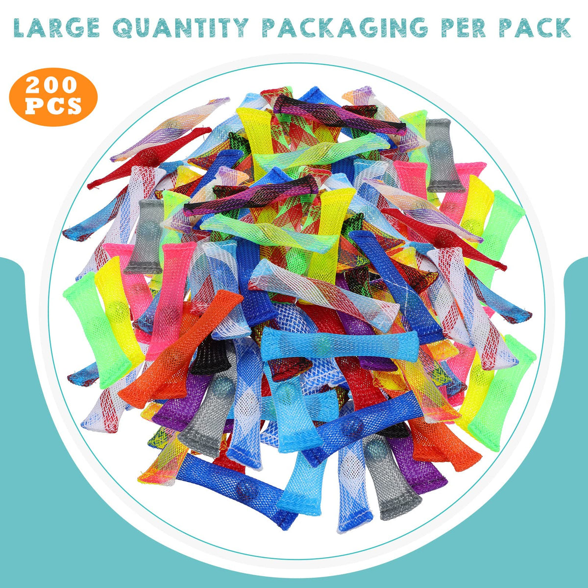 Jerify marble mesh fidget 200-pack showcase highlights portable, silent sensory tools.
